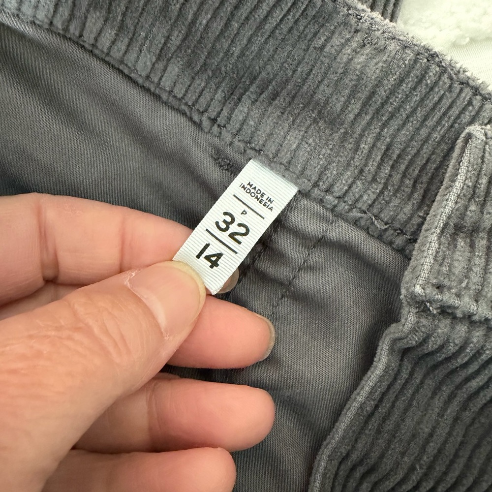 LOFT Gray Corduroy Jeans - Picture 7 of 10